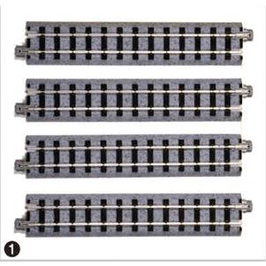 52-120 ナローゲージ ユニトラック 直線線路124mm 4本入 カトー N