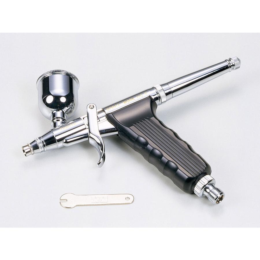 タミヤ スプレーワーク HG トリガーエアーブラシ カップ一体型 74540 スプレーワーク HGエアーブラシ（カップ一体型）【74537】 | タミヤ