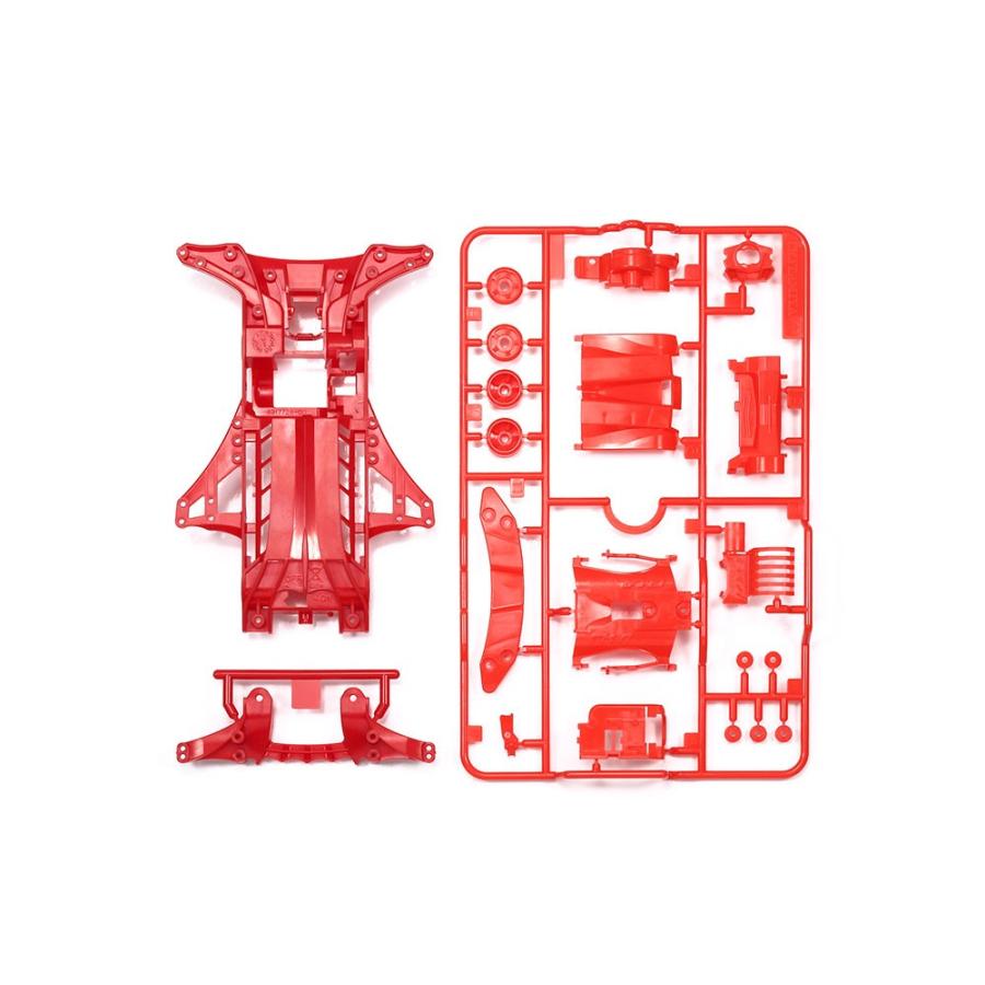 週末特価　TAMIYA 95411 FM-A シャーシセット レッド 5セット ミニ四駆 FM-Aシャーシセット レッド タミヤ 95411 ミニ四駆特別企画