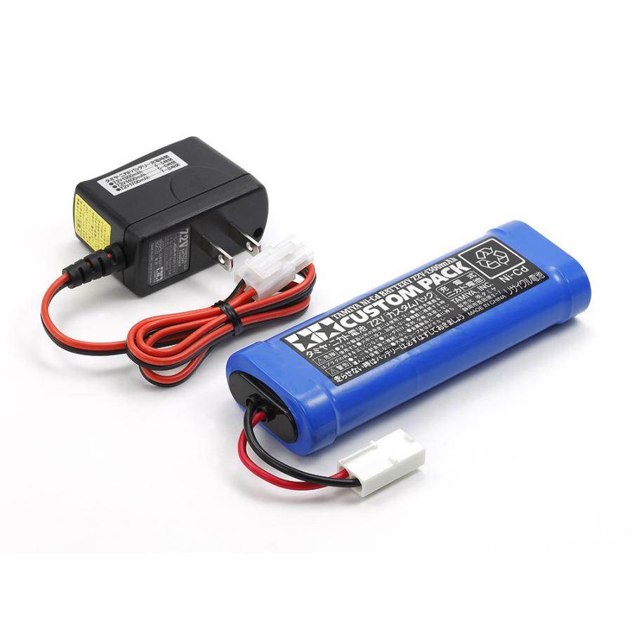 タミヤ（TAMIYA） タミヤ7.2Vカスタムパックと充電器セット バッテリー