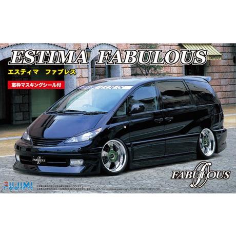 フジミ模型 ID22 トヨタ エスティマ ファブレス 窓枠マスキングシール