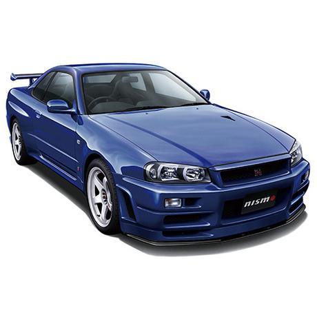 フジミ模型 ID1003 1/24 スカイライン GT-R BNR34型 ニスモパーツ付き