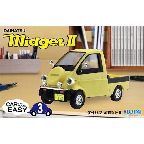 midget Ⅱ Rタイプ　DAIHATSU プラモデル Amazon | フジミ模型 1/24インチアップディスクシリーズ26