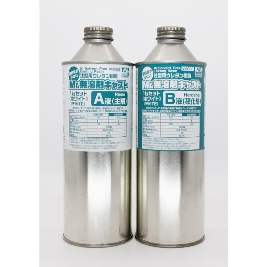 GSI VM028 Mr.無溶剤キャスト 1kgセット（ホワイト）GSIクレオス