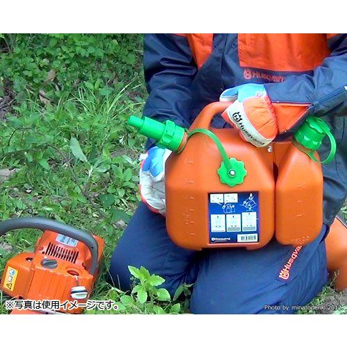 ハスクバーナ、コンビ缶 ハスクバーナ（Husqvarna） 送料無料 コンビ缶 (燃料 6L + オイル 2.5L