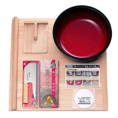 本格うどん・そば用 麺打ちセット 家庭用 (A) A-1230 (入門DVD付