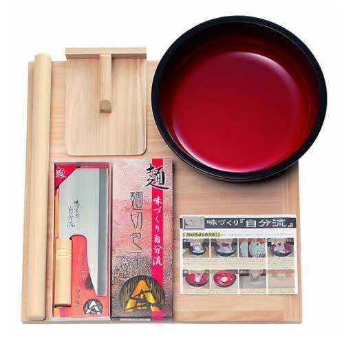 本格うどん・そば用 麺打ちセット 家庭用 (B) A-1280 : ミナトワークス