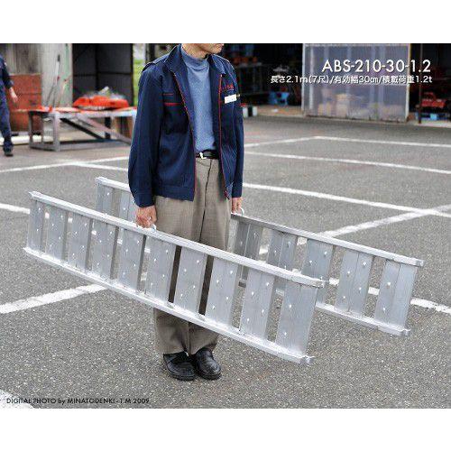 アルミス アルミブリッジ 2本セット ABS-210-30-1.2 (210cm/幅 アルミス アルミブリッジ 2本セット ABS-210-30-1.2 (210cm/幅