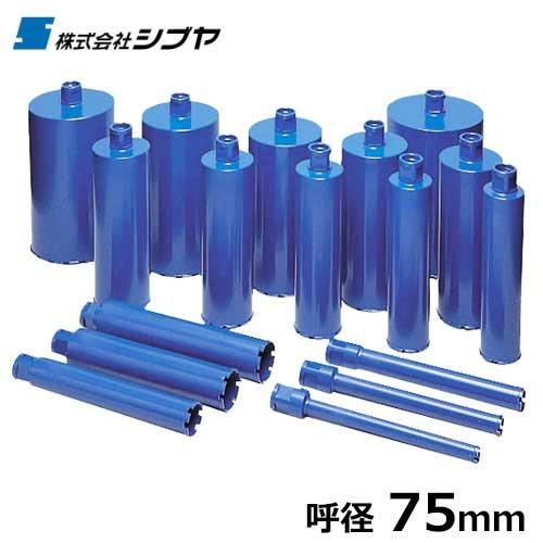 シブヤ ダイヤモンドビット ブルービット L300mm×径75mm [ダイヤモンド 