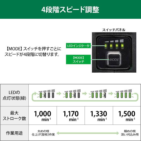 日立（HITACHI） HiKOKI 36V コードレス植木バリカン CH3656DA(NN