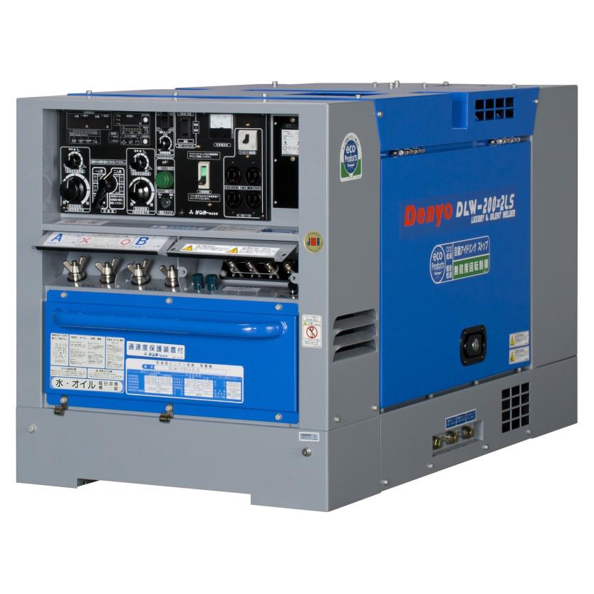 デンヨー 防音型ディーゼルエンジン溶接機 DLW-200×2LS (溶接 デンヨー 防音型ディーゼルエンジン溶接機 DLW-200×2LS (溶接