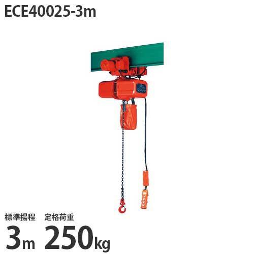 ニッチ 電動横行式 電気チェーンブロック4点押ボタン式 三相200v Ece40025 3m 250kg 標準揚程3m 操作電圧24v ミナト電機工業 通販 Paypayモール