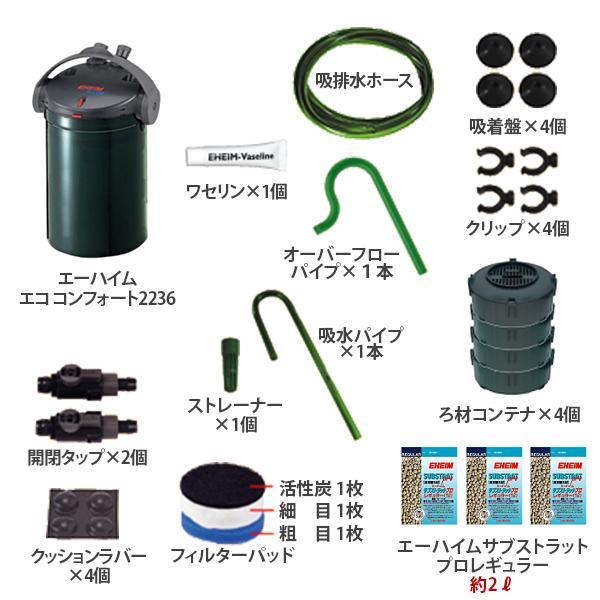 EHEIM エーハイム エココンフォート 2236 2台セット 2236330 EHEIM エーハイム エココンフォート 2236 2台セット 2236330