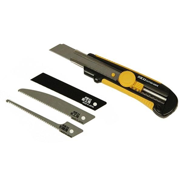 【メール便】SK11 ミニのこカッターL 3枚組 SMN-SET 4977292819312 [金切鋏 カッター替刃]