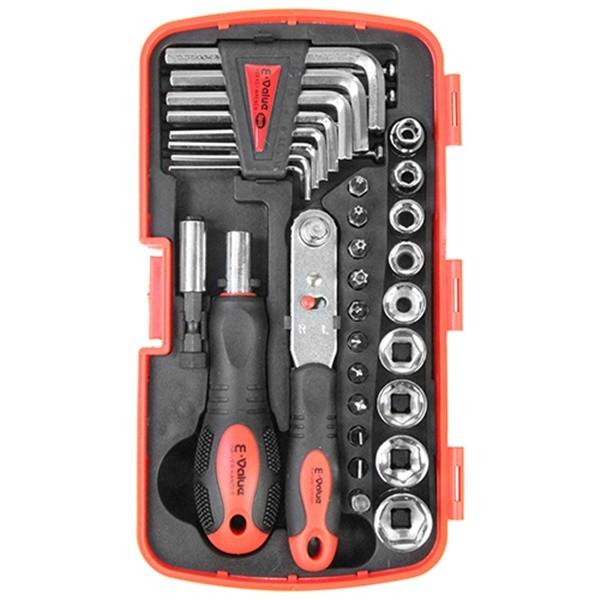 E-Value ドライバー&レンチセット EMT-35C 4977292828284 [工具セット