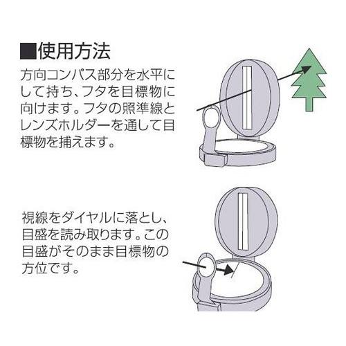 シンワ シンワ測定 方向コンパス ミリタリー F 75620 4960910756205