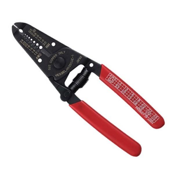 【メール便】ベッセル(VESSEL) ワイヤーストリッパー 3500E-1 4907587014108 [電設工具 ワイヤーストリッパ] の商品画像