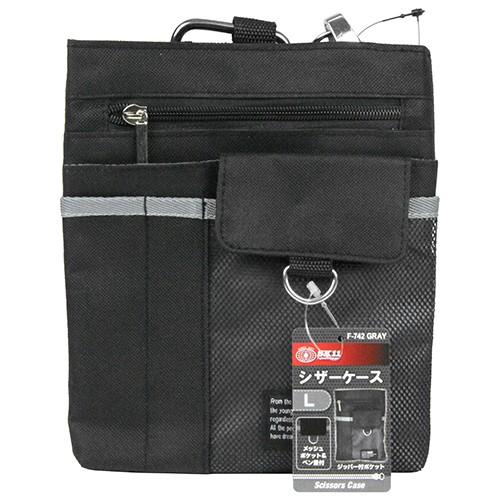 SK11 【メール便】SK11 シザーケース L グレー F-742 GRAY