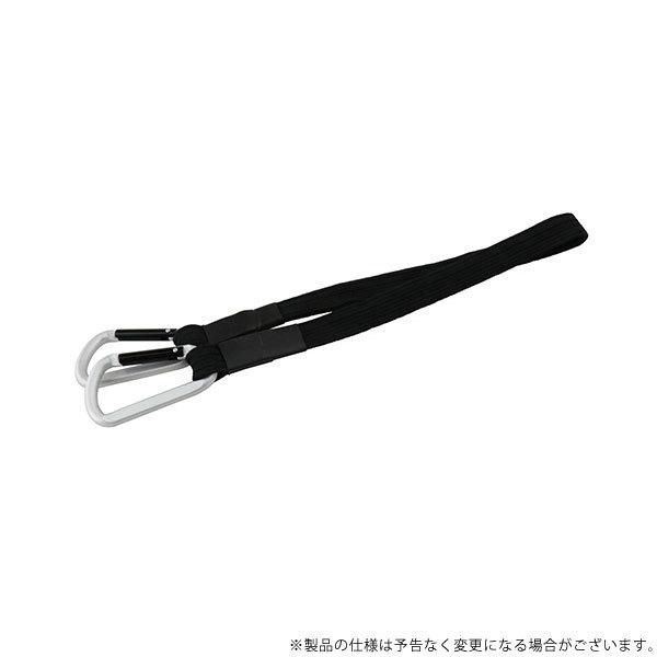 SK11 フラットゴムバンド カラビナ 19mmx50cm 4977292997508 [運送資材 固定部材]｜minatodenki