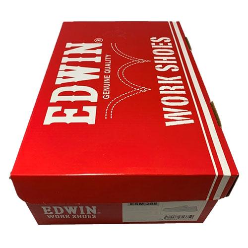 EDWIN セフティシューズESM254 ネイビー 25.5cm 4582288713569