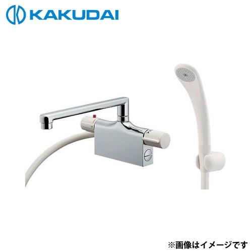 カクダイ（KAKUDAI） サーモスタットシャワー混合栓 (デッキタイプ