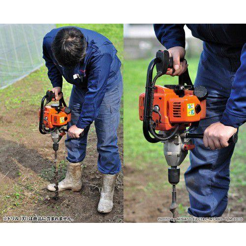 MINATOWORKS 園芸用アースドリル ショート300mm 穴径20Φ [アース MINATOWORKS 園芸用アースドリル ショート300mm 穴径20Φ [アース