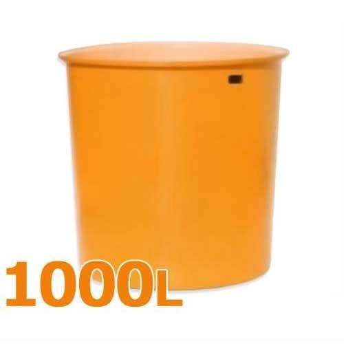 スイコー 丸型タンク M型容器 M-1000 (フタなし／容量1000L) [丸型容器 