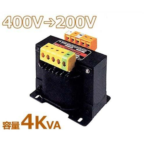 スワロー 複巻きダウントランス M42-4KE (400V⇒200V/容量4KVA/単体型) [変圧器 降圧トランス]｜minatodenki