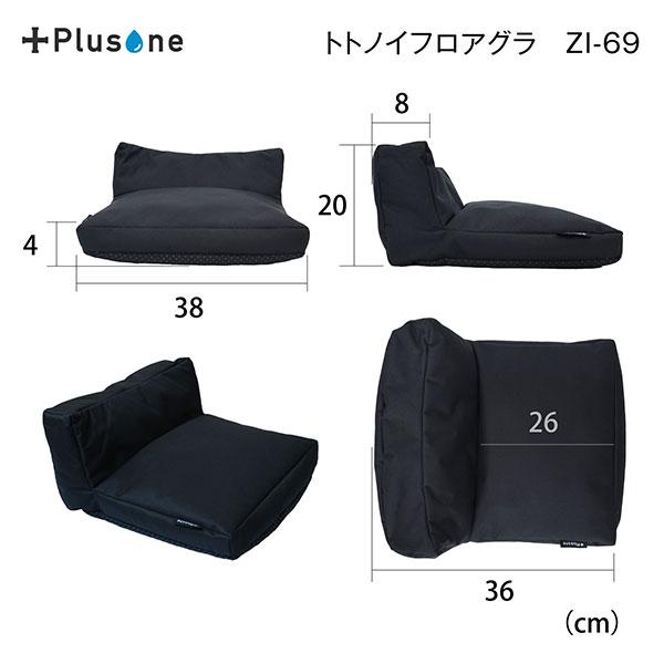 オーミヤ PLUSONE トトノイフロアグラ ZI-69 15830814 [OHMIYA 座椅子