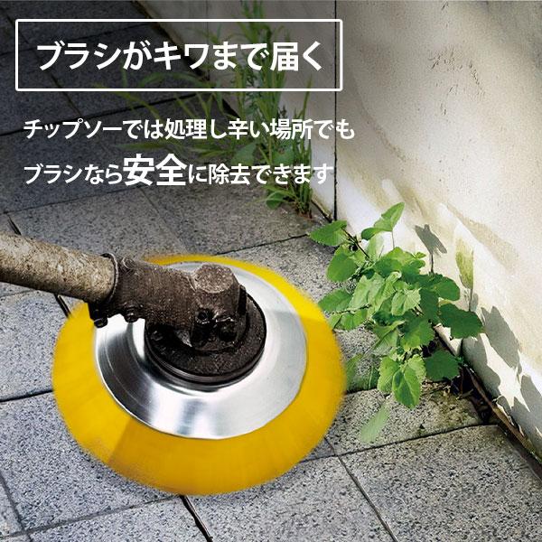 GREEN FINGER 除草用 ナイロンブラシ (コンクリート・タイル用) GF