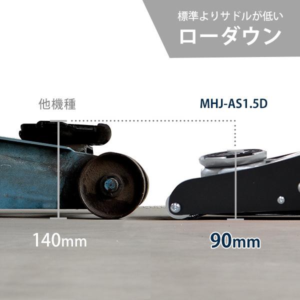 ローダウンジャッキ 楽天市場】ミナト ローダウンジャッキ 1.5t アルミ製 MHJ-AL1.5D