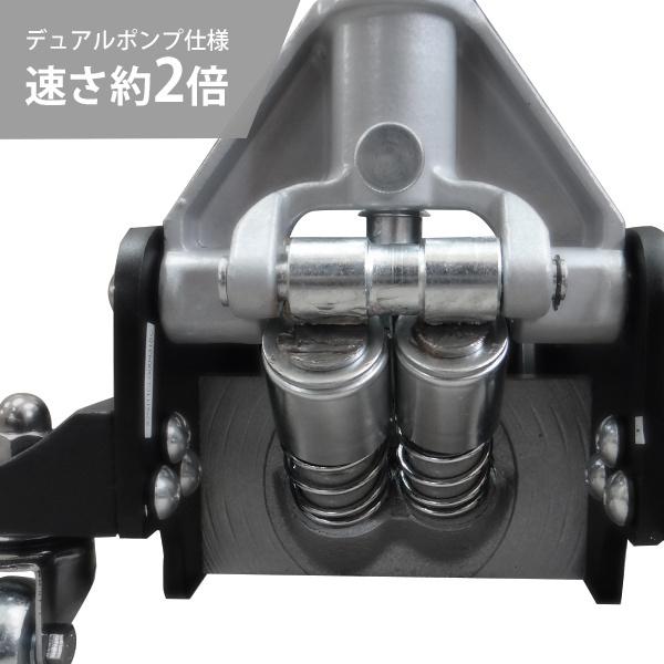 ミナト ローダウンジャッキ 2.5t アルミ＋スチール製 MHJ-AS2.5D-1 [2.5トン アルミジャッキ 油圧ジャッキ フロアジャッキ]