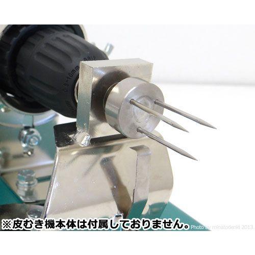 柿 皮むき機 電動 楽天市場】電動 柿の皮むき機 (傾斜台＋標準3本ツメ＋足踏スイッチ付き