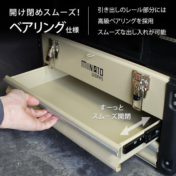 MINATOWORKS（ミナトワークス） ミナト 3段ツールボックス TB-30