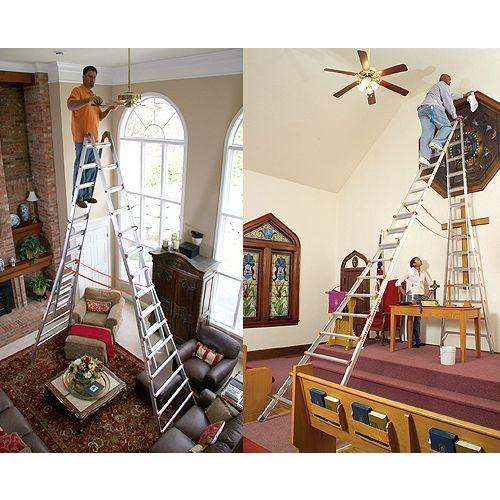 ハセガワ 長谷川工業 アルミ長尺専用脚立 スカイクレーパー LG-10121