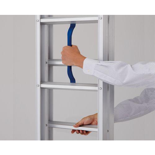 A410◇ハセガワ◇2連梯子◇スライダー◇5m◇アルミ製◇ハシゴ◇HC2-51