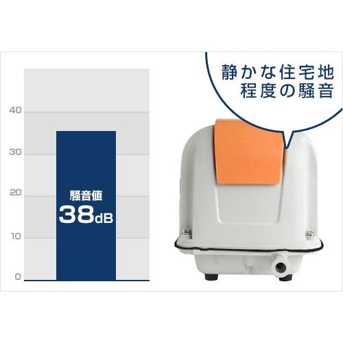 安永エアポンプ エアーポンプ AP-80G＋エアー分散器＋エアーチューブ  