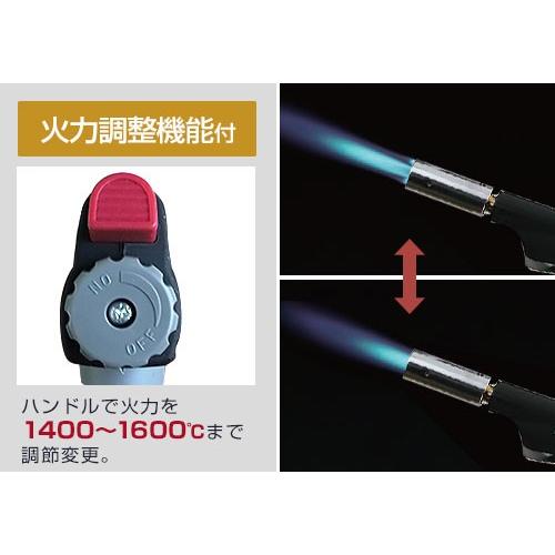 プロパンバーナー ガストーチ　ガス接続用 調整バルブ付き プロパンバーナー ガストーチ ガス接続用 調整バルブ付き