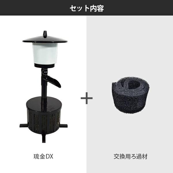 水槽　御影調池 ポンプ ろ過器 セット ☆1〜3tの池 ・水槽用濾過槽＋日立ハンディポンプCB-P80X＋HK