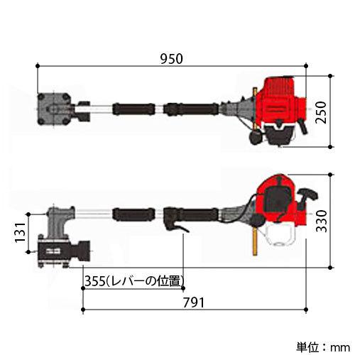 ビーバー エンジン杭打機 ビッグハンマー・ハイパワー型 RP-042ML