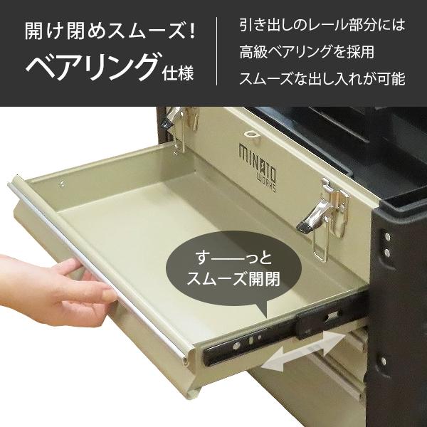MINATOWORKS ミナト 4段ツールボックス TB-40 (引き出し付き MINATOWORKS ミナト 4段ツールボックス TB-40 (引き出し付き