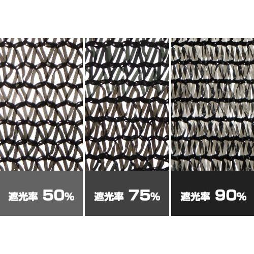【遮光率90％】遮光ネットのロール シンセイ ロール式 遮光ネット 2m×50m 遮光率90% 厚手 黒 [寒冷紗