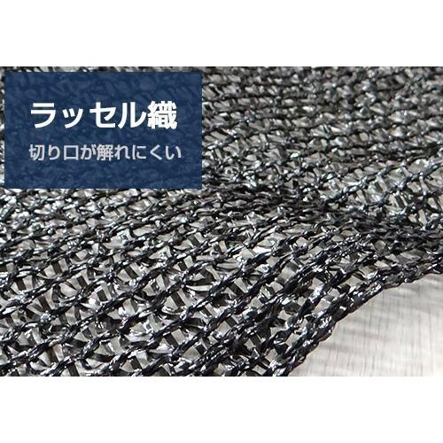 ロール式 遮光ネット 6m×50m 遮光率90% 厚手 黒 [寒冷紗 ブラック 農業