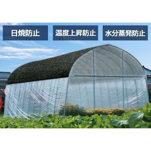 ロール式 遮光ネット 6m×50m 遮光率90% 厚手 黒 [寒冷紗 ブラック 農業