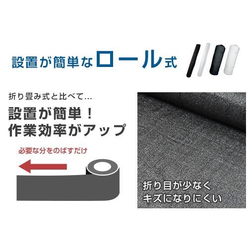 シンセイ ロール式 遮光ネット 2m×50m 遮光率50% 厚手 黒 2本 シンセイ ロール式 遮光ネット 2m×50m 遮光率50% 厚手 黒 2本