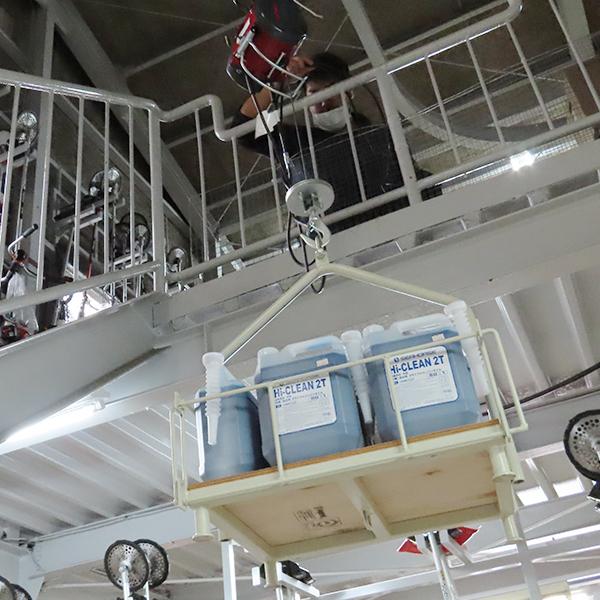 京セラ 旧リョービ 電動ウインチ AWI62 (吊上荷重60kg/ワイヤー21m) ＋