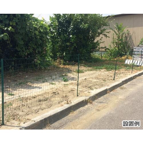 シンセイ 防獣柵 アニマルガードフェンス 斜め支柱付き 高さ2m×長さ20m