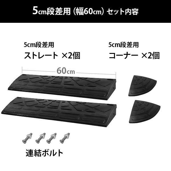 MINATOWORKS 段差プレート 5cm段差用 60cmストレート2個+ MINATOWORKS 段差プレート 5cm段差用 60cmストレート2個+