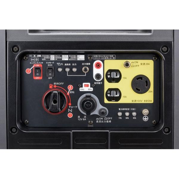 工進 インバーター発電機 GV-29i (定格出力2.9kVA) [ガソリン 工進 インバーター発電機 GV-29i (定格出力2.9kVA) [ガソリン
