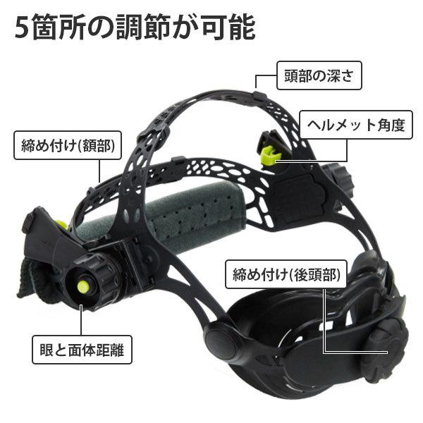 スズキッド 液晶式自動遮光溶接面 アイボーグ180° EB-300PW (黒/ロゼ) [EB-300PW/R スター電器 SUZUKID 溶接用 遮光面 溶接機]｜minatodenki｜07